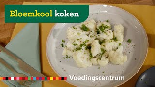 Bloemkool koken  Kook mee met Maryam [upl. by Elauqsap]