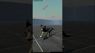 Dog Test  Range Engine rangeengine bge fireforge dog gamedev shorts [upl. by Khai373]