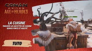 Conan Exiles  Tuto cuisine  Devenir un grand chef de cuisine pour soptimiser au combat [upl. by Bowrah566]