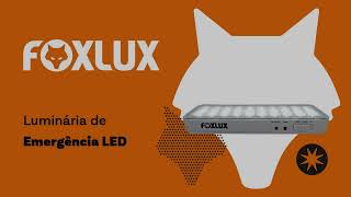 Luminária LED de Emergência Foxlux [upl. by Hepza]