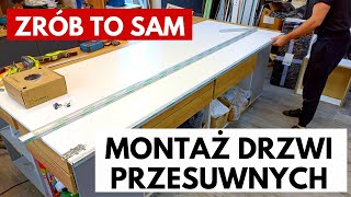 Jak zrobić drzwi przesuwne do szafy wnękowej zobacz krok po kroku i zrób to sam [upl. by Ranilopa385]