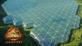 AVIARIES amp LAGOONS THE SIZE OF MAPS Testing Boundaries In Jurassic World Evolution 2 [upl. by Zane]