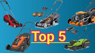 Top 5  Les Meilleures Tondeuses à gazon électrique [upl. by Howard]