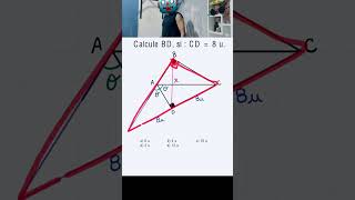 maths matemática matematika MEDIANA EN TRIANGULO RECTO🤓👻🙂‍↕️🙂‍↔️ [upl. by Sachs]