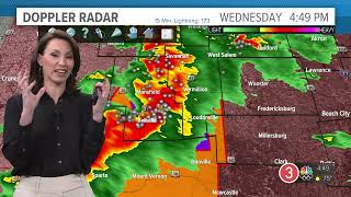 WATCH Tornado warning for Ashland and Richland counties [upl. by Xanthe611]