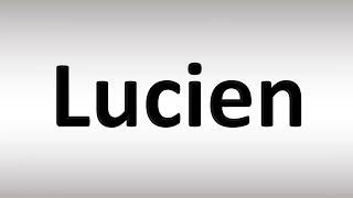 How to Pronounce Lucien A Court of Mist and Fury ACOTAR [upl. by Learsi]