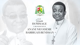 OBSEQUES DE MGR NICODEME BARRIGAHBENISSAN  SOIREE HOMMAGE EN DIRECT DE LAGORA SENGHOR [upl. by Alcot]