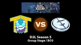 TT vs EG  Dota 2 League Season 5 BO3  Dota 2 [upl. by Jillana]