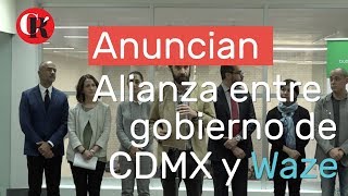 Alianza entre el gobierno de la CDMX y Waze [upl. by Nathalie786]