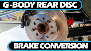 How to  GBody Rear Disc Brake Conversion [upl. by Orling151]