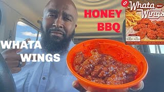 WHATABURGER’S®️ NEW HONEY BBQ WHATA WINGS [upl. by Andee]