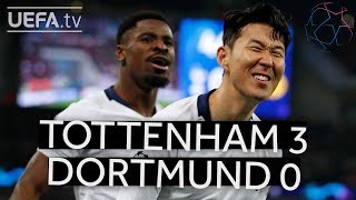 TOTTENHAM 30 DORTMUND UCL HIGHLIGHTS [upl. by Camus13]