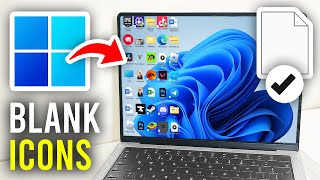 How To Fix Blank White Desktop Shortcut Icons In Windows  Full Guide [upl. by Ika]