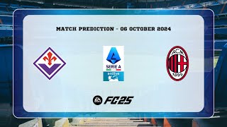 ACF Fiorentina vs AC Milan  Prediction  202425 Serie A enilive  EA FC 25 [upl. by Bran]