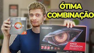 O RYZEN 7 5700G COM UMA RX 6600XT É UMA COMBINAÇÃO INCRÍVEL teste em jogos diversos [upl. by Fife828]