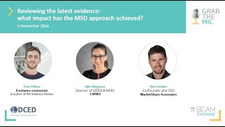 Reviewing the latest evidence what impact has the MSD approach achieved [upl. by Aznecniv]