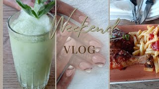 Weekend vlog Doing my hair Dinning out date shopping and more [upl. by Carlynne]