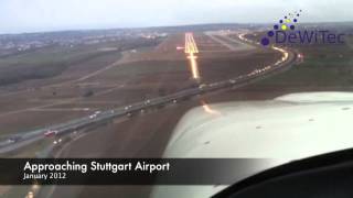 Anflug Flughafen Stuttgart [upl. by Edea]