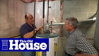 How to Replace a Corroded WaterHeater Fitting  This Old House [upl. by Letnahc]