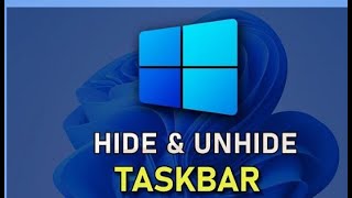 How to unhide taskbar permanently [upl. by Tann]