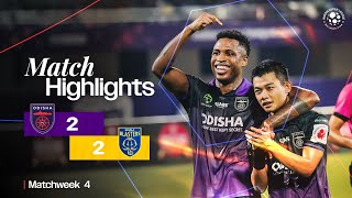 Match Highlights  Odisha FC 22 Kerala Blasters FC  MW 4  ISL 202425 [upl. by Nuj]