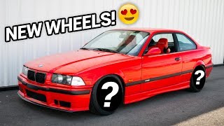 NEW WHEELS FOR MY BMW E36 M3 [upl. by Eltsryk]