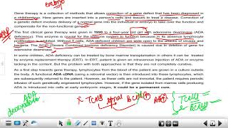 Gene Therapy  SCID  Adenosine deaminase deficiency ICMRJRF2022 [upl. by Nomed]