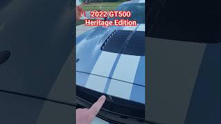 2022 Mustang GT500 Heritage Edition Fun Fact [upl. by Enerehs]