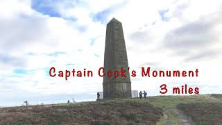 Walk around Great Ayton Cliff Ridge Wood Captain Cooks Monument Mill Bank Wood Kildale Falls [upl. by Nahtanha]