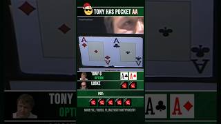 Tony G has Pocket Aces😎 poker [upl. by Yukio]