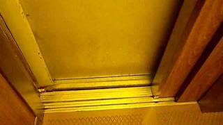 Mysterious Unknown Hydraulic Elevator w Manual Door  Crestview Apartments Mountain View CA [upl. by Salsbury]