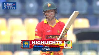 2nd ODI  Sri Lanka vs Zimbabwe  1st Innings  Highlights  8 January 2024 [upl. by Adnicul]