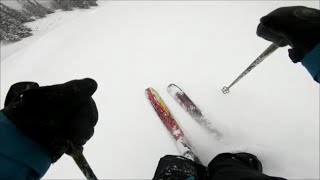 Atomic Bent 110 in Powder at Marmot Basin [upl. by Norrv]