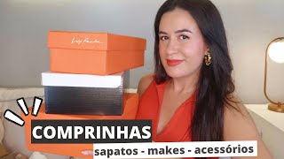 COMPRINHAS 🌟 Sapatos makes e acessórios [upl. by Lorre]