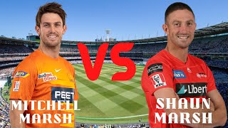 Marsh Vs Marsh  Brothers Vs Brothers Shaun Marsh  Mitchell Marsh  BBL 2022 [upl. by Suzan]