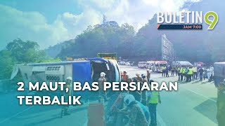 2 Maut 16 Cedera Bas Terbalik Di Lebuhraya KLK [upl. by Leonidas]