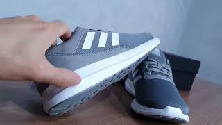 Tênis Adidas Coreracer Cinza Chumbo Sneaker Adidas Coreracer Gray [upl. by Leak]