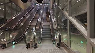 Sweden Stockholm Odenplan Train Station 6X escalator [upl. by Attennot183]