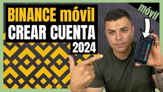 Como CREAR y VERIFICAR una cuenta en Binance desde el celular📲 [upl. by Taka124]