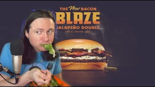 Whataburger Bacon Blaze Jalapeno Double and Nashvillle Hot Whatawings  YMS [upl. by Kcyred]