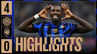 SHOWTIME 4️⃣🔥  INTER 40 ATALANTA  HIGHLIGHTS  SERIE A 2425 ⚫🔵🇬🇧 [upl. by Desirae]