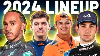 F1 Driver Lineup 2024 [upl. by Ikcir]