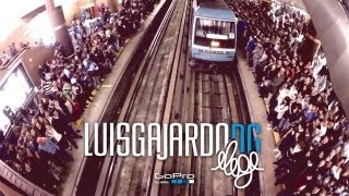 Horario punta Metro Santiago  GoPro [upl. by Xena502]