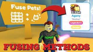 BEST Fusing Method for Legendary Agony in Pet Simulator X  Roblox FaZmash [upl. by Halvaard]