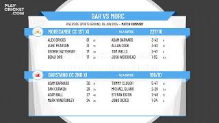 Garstang CC 2nd XI v Morecambe CC 1st XI [upl. by Citarella257]