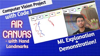 Computer Vision Project  AIR CANVAS with ML  With code  Resume Enhancer  Python OpenCV Project [upl. by Kumar]