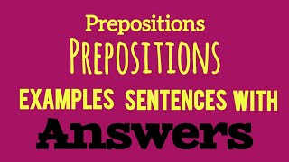 Preposition 10 Example Sentenceslearnenglish shubhislearningzone [upl. by Erdei634]