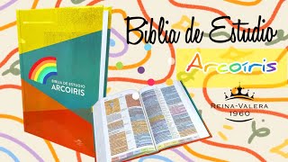 Biblia de Estudio ARCOÍRIS 🌈  RVR1960 [upl. by Armando259]