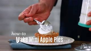 How to Make Apple Pie  mini style with the Pampered Chef [upl. by Marasco664]