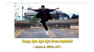 Aye Aye Aye song dance by dancewithak [upl. by Engapmahc36]